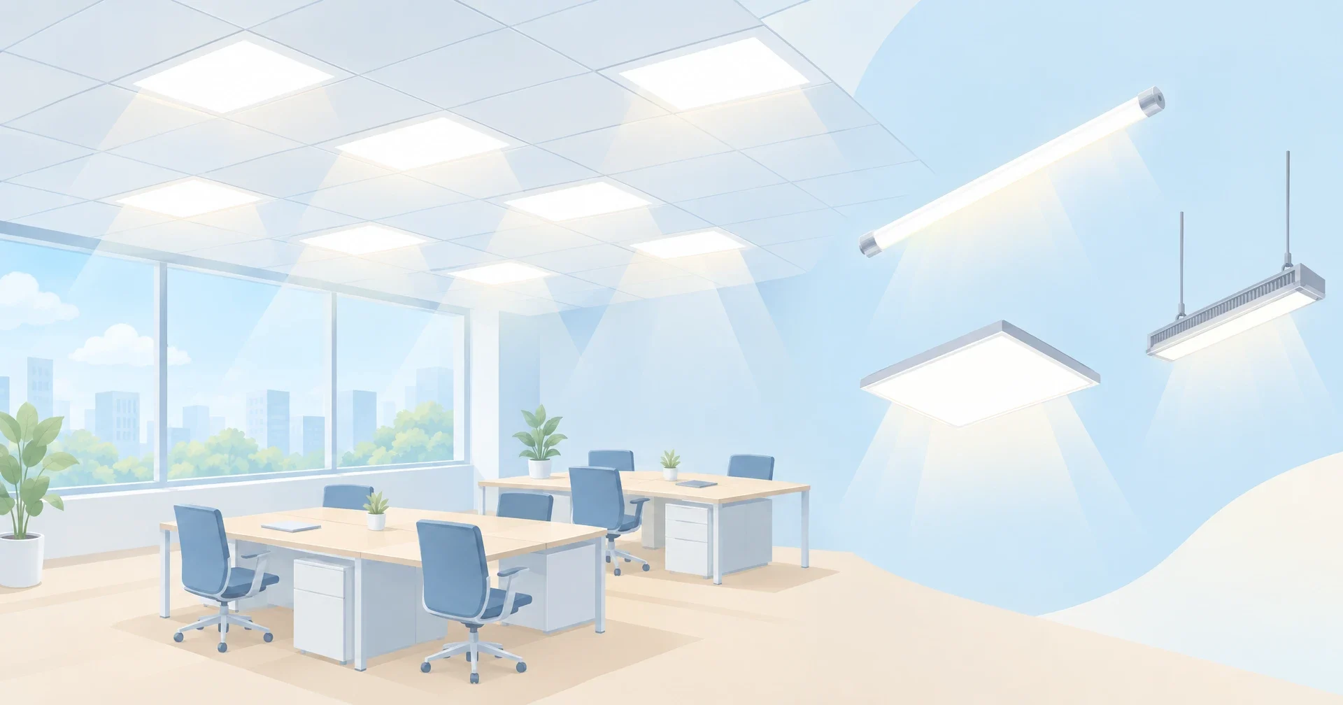 LED電気とは？法人向けに仕組み・明るさ表記・交換条件を解説
